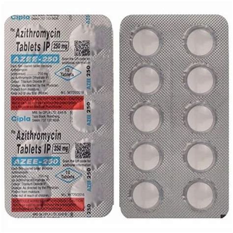 Azee Azithromycin Mg Tab At Rs Strip Of Tablets In Surat Id