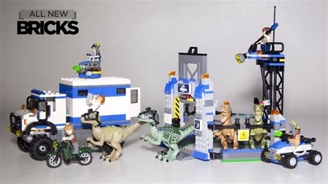 Lego Jurassic World 75917 Raptor Rampage With 75920 Raptor Escape Speed