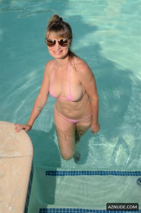 Rena Riffel In A Pink Micro Bikini By The Pool On A Hot Day In Beverly Hills AZNude