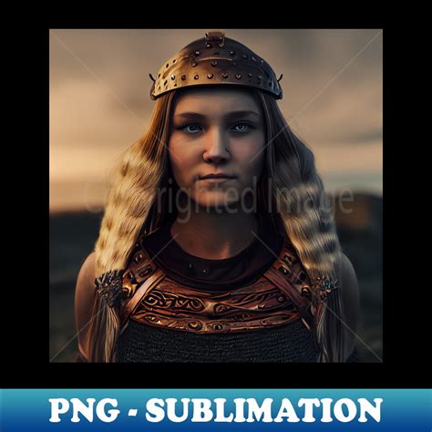 Viking Shield Maiden - Retro PNG Sublimation Digital Downloa - Inspire ...