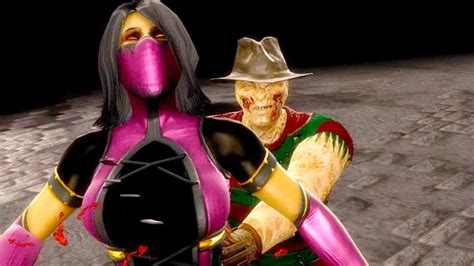 Mortal Kombat 9 All Fatalities X Rays On Black Mileena Costume Mod