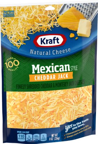 Kraft Mexican Cheddar Jack Shredded Cheese 8 Oz Ralphs