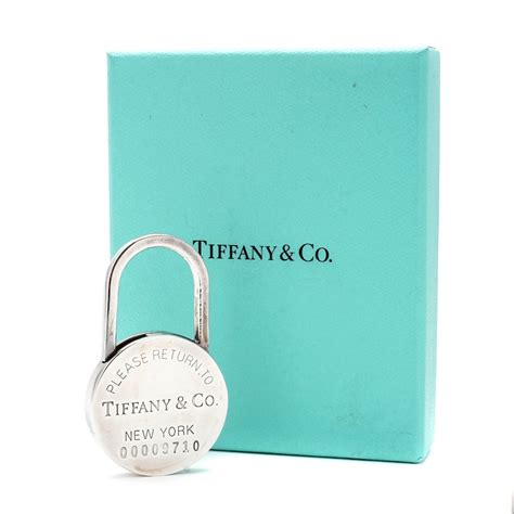 Tiffany & Co. Sterling Silver Padlock Key Chain | EBTH