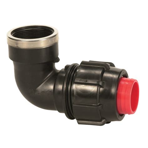 Poly Rural Female Elbow 25mm 1 Plumbers Choice