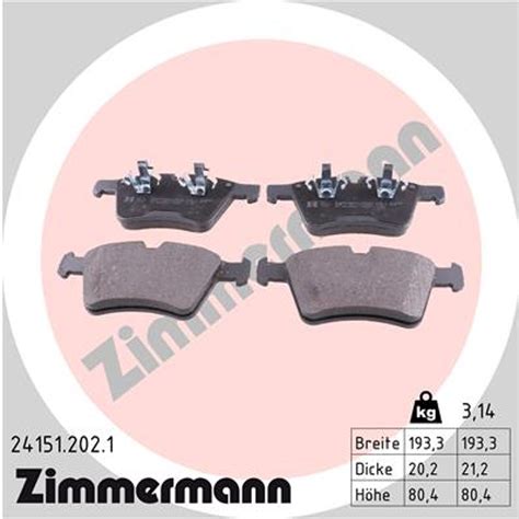 Bremsscheiben Set Bel Ge Zimmermann F R Klasse X W Gl Mercedes