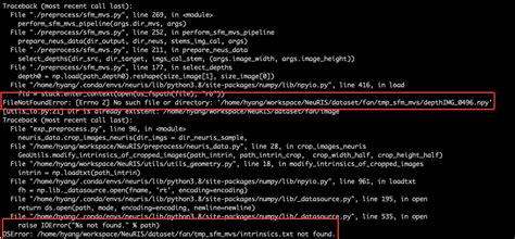 No Such File Or Directory For Depthxxx Npy When Generate Private Data