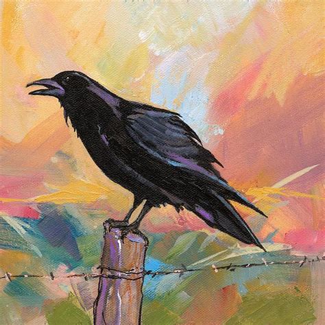 Raven Painting - Raven Fine Art Print | Raven artwork, Painting, Raven art