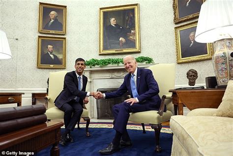 Rishi Sunak Arrives At White House For Talks With Joe Biden Sound