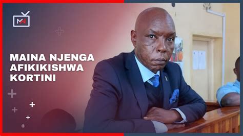 LIVE Maina Njenga Awakilishwa Na Wajackoyah Na Martha Karua Kortini