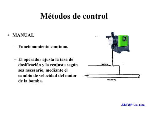 Sistemas De Dosificaci N De Productos Qu Micos Ppt