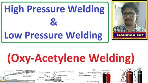 High Pressure Welding And Low Pressure Welding Oxy Acetylene Welding