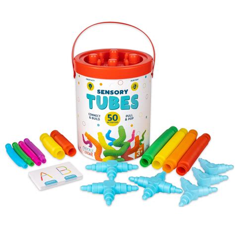 Amazon.com: Chuckle & Roar - Sensory Tubes - Fidget Sensory bin Toy for