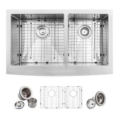 Stainless Steel - Double Bowl - Farmhouse Kitchen Sinks - Kitchen Sinks ...