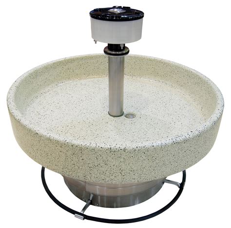 Terrazzo Circular Classic Washfountain Bradley Corporation