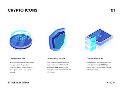 Crypto Icons by Make it WOW on Dribbble