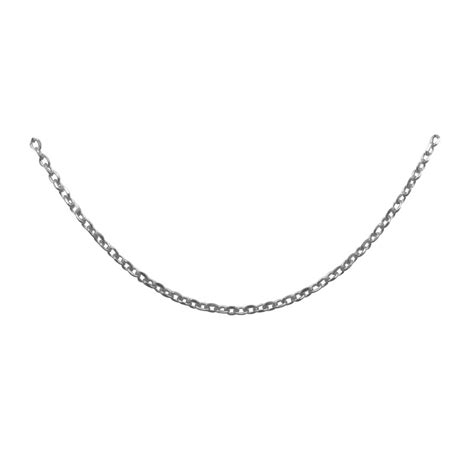 Chaîne argent 925 000 Carador maille forçat diamantée longueur 55cm