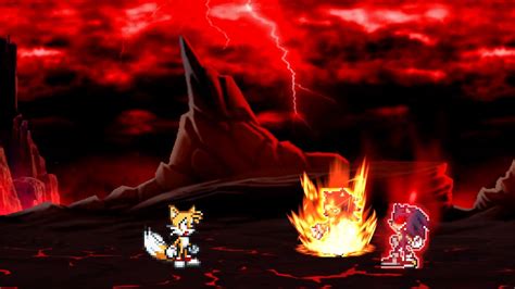 Mugen Incarnation Of Darkness Tails Vs Demon Sonic And Exslayer Youtube