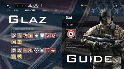 R6 Siege Operator Guide Glaz Youtube