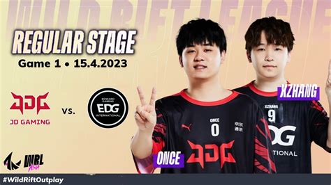 Jdg Vs Edg Game Regular Stage Wrl Asia Jd Gaming Vs