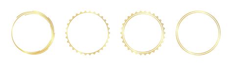 circle gold frame 10722334 Vector Art at Vecteezy