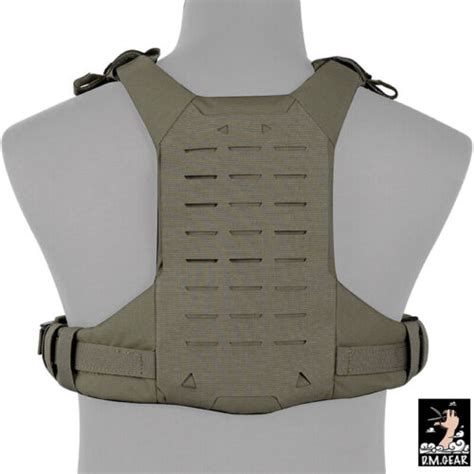 DMgear Tactical Vest MOLLE Chest Rig Women Laser Cut Lightweigh Body ...