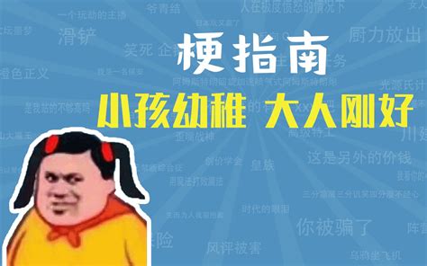 【梗指南】小孩幼稚，大人刚好是什么梗 梗指南 梗指南 哔哩哔哩视频