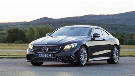 2015 Mercedes-Benz S65 AMG Coupe (Anthracite Blue) - Front | Caricos