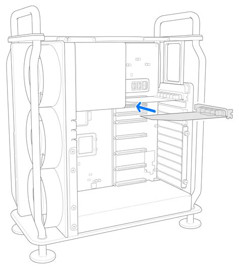 Înlocuirea cardului Apple I/O în computerul Mac Pro (2019 sau un model