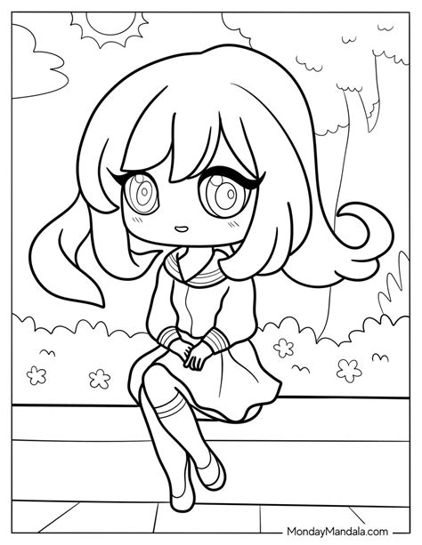 cute girl coloring pages 7