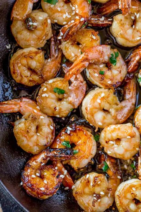 Easy Honey Garlic Shrimp Recipe Dinner Then Dessert