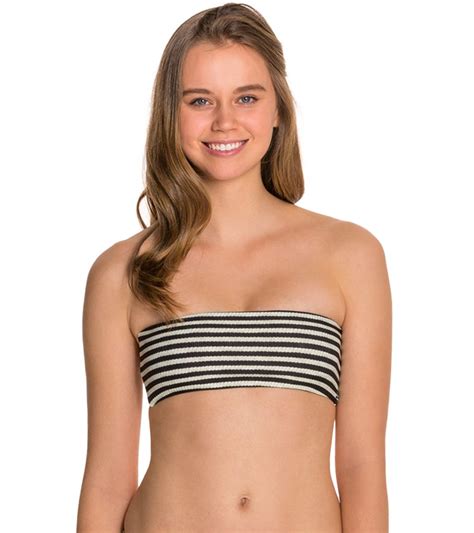 Billabong Monterrico Stripe Bandeau Bikini Top At Swimoutlet