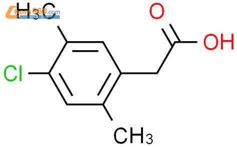 186648 23 7 Benzeneacetic acid 4 chloro 2 5 dimethyl CAS号 186648 23 7