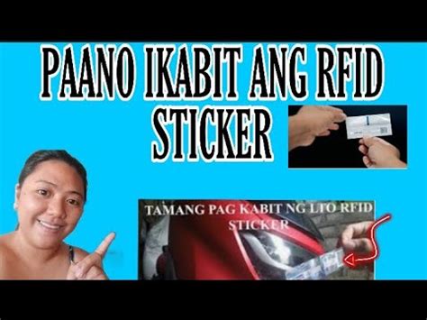 Lto New Rfid Sticker And Plate Number Paano Ikabit Youtube