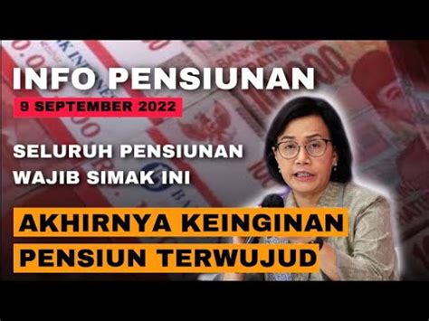 Akhirnya Keinginan Pensiun Terwujud Seluruh Pensiunan Wajib Simak