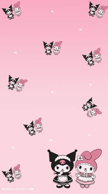 Super Cute Sanrio Wallpaper Ideas Light Ombre Background Kuromi My