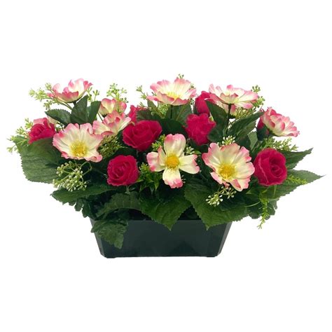 Jardini Re Fleurs Artificielles Suzanne Rose Flora Fun Raire