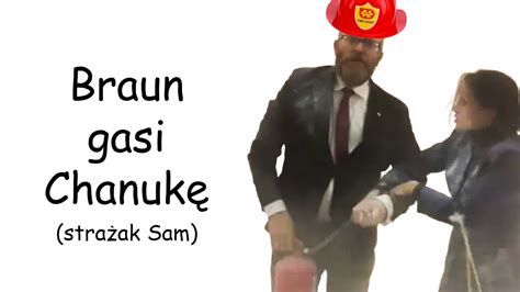 Braun zgasił Chanukę YouTube