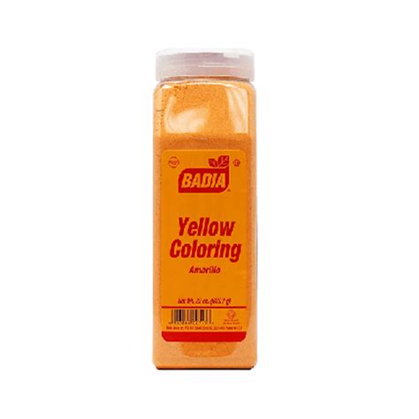 Badia Amarillo Yellow Food Colour 6237g 22oz American Food Mart