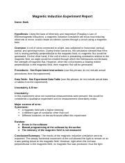 Understanding Magnetic Induction through Simulation: Experiment ...