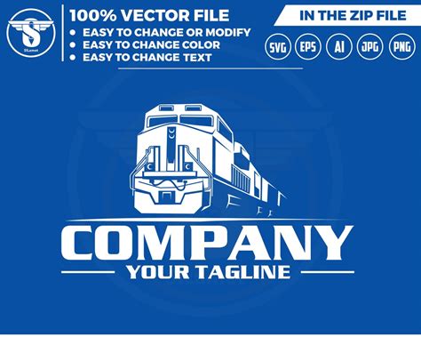 Usa Train Logo Template Passenger Train Logo Train Logo - Etsy