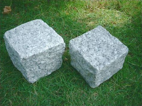 Natural Stone China Cheapest G603 Grey Granite Cobble Cube Paver Block