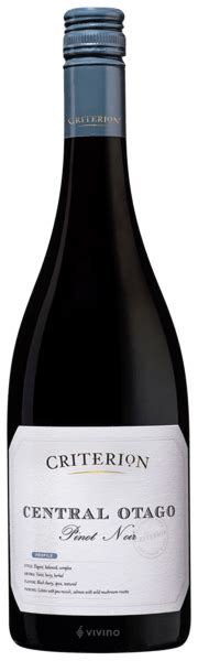 2014 Criterion Central Otago Pinot Noir Vivino US