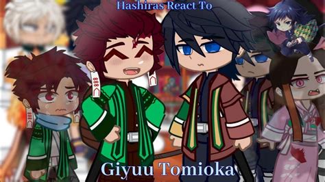 Past Hashiras React To Tomioka Giyuu My Au Part Demon