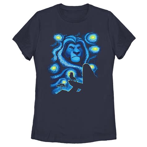 The Lion King Lion King Womens Starry Night Pride Rock T Shirt