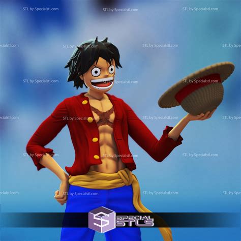 Luffy Straw Hat STL Files From One Piece 3D Printable SpecialSTL