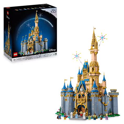 LEGO Disney Castle Set 2023, Limited Edition 100 with 8 Minifigs, 4919 ...