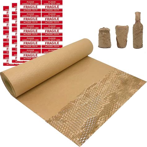 38 5cm X 30m 15inch X 98Feet Packing Paper For Moving House Honeycomb