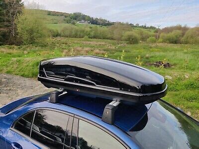 Thule Halfords Advanced L Litre Gloss Black Roof Box Keys Used