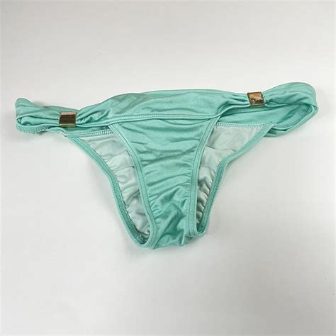 Victorias Secret Bikini Bottoms Size Xs Angel Cheeky Solid Seafoam Green 0011 Ebay