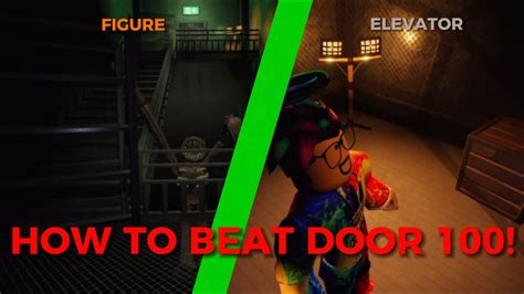 How To Beat Door 100 Roblox Doors Youtube